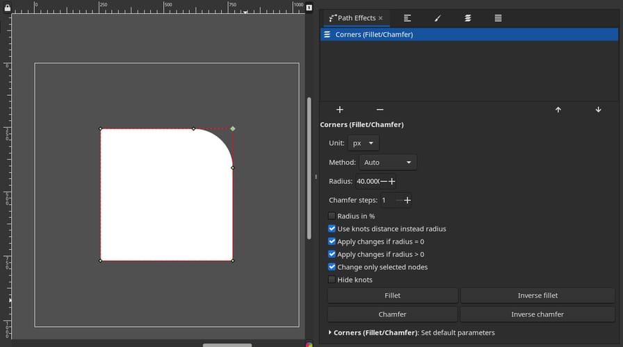 Preview of How to Create Rounded Corners on Shapes/Paths/Texts in Inkscape