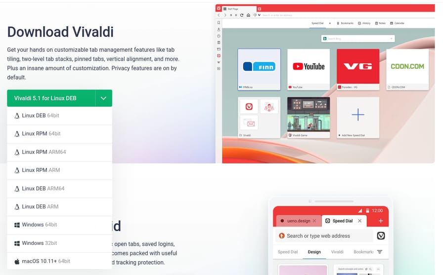 Preview of Install Vivaldi Browser on Arch Linux/Manjaro in One Line of Command