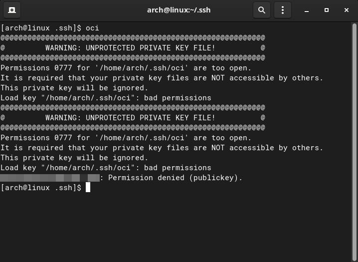 Preview of Fix Permissions for Private Key are Too Open with SSH