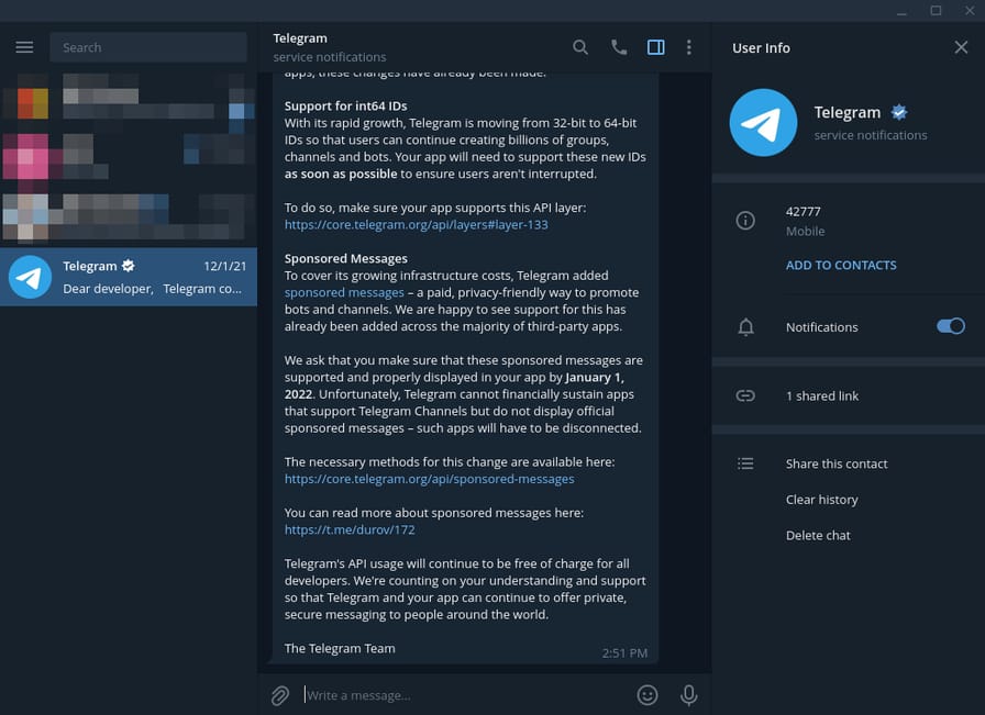 Preview of How to Install Telegram Desktop on Arch Linux/Manjaro
